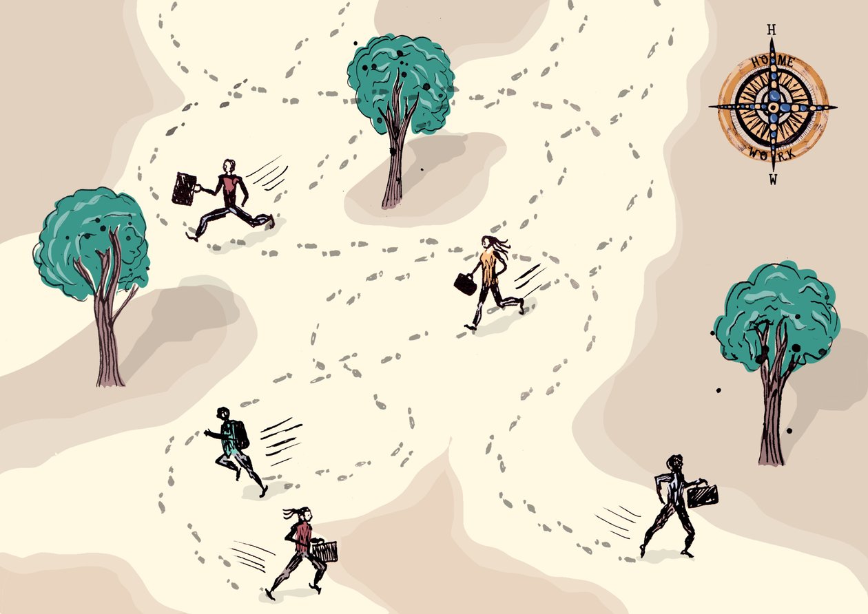 Courir au travail, 2013 - Charlotte Orr