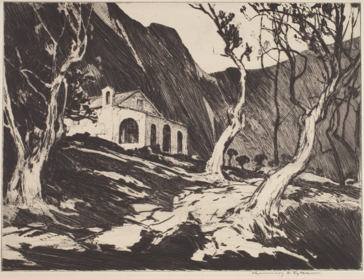 Vieille Chapelle à Gorbio - Chauncey Foster Ryder