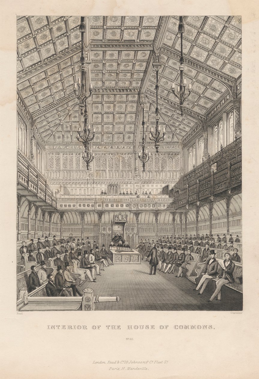 Intérieur de la Chambre des communes - Chavane