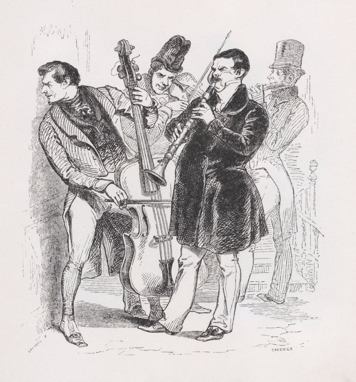 La Nuit de Noces des Œuvres Complètes de Béranger, 1836 - Cherrier