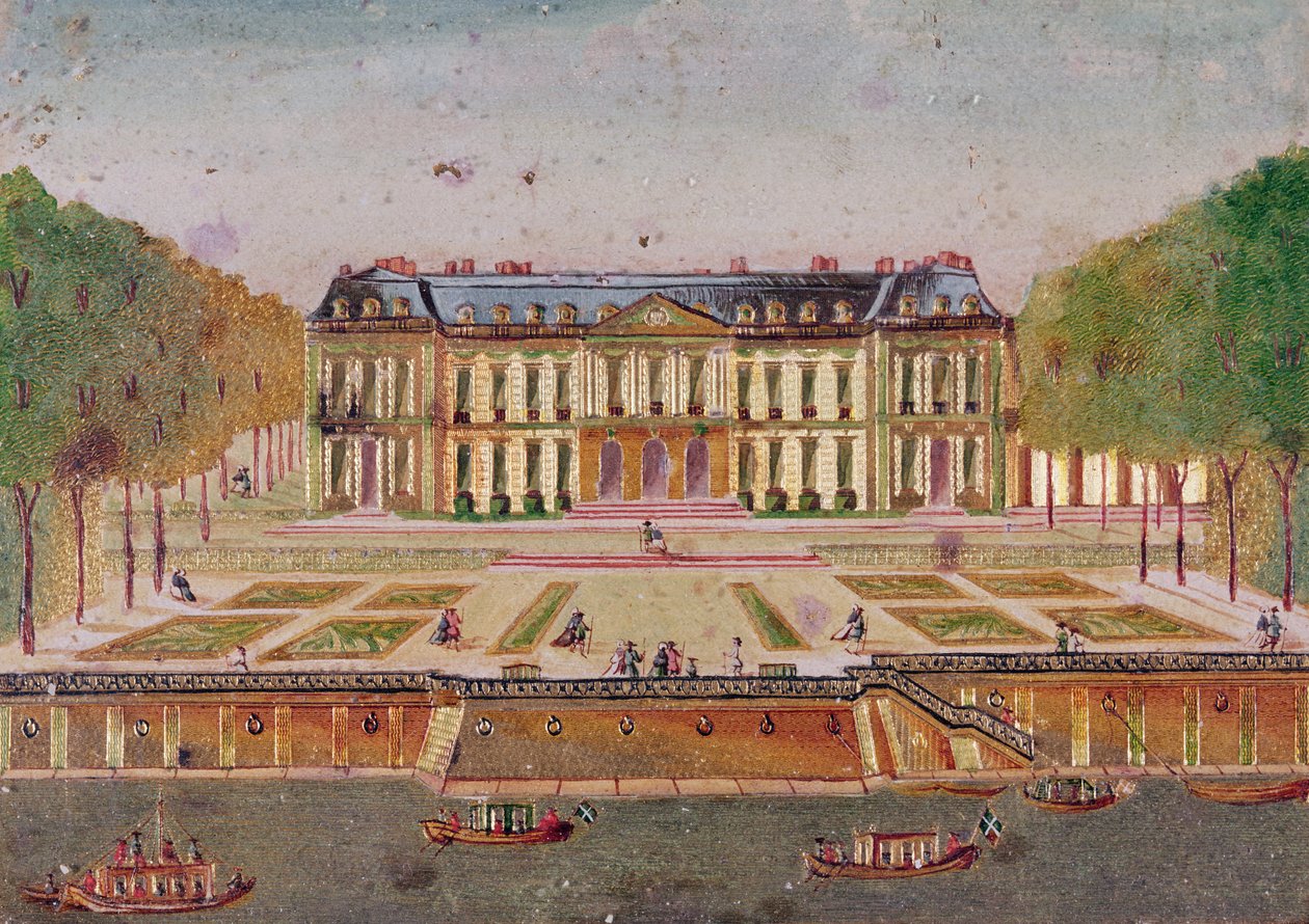 Le Château de Choisy, côté parc - Chevalier