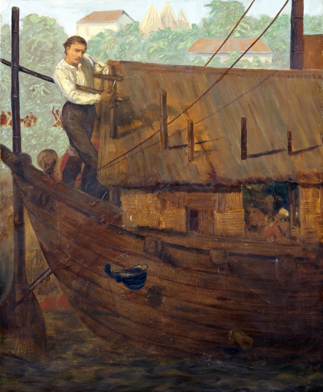 M. William Fraser McDonnell (1829-94) gagnant la Croix de Victoria à Arrah pendant la révolte indienne, 20 juillet 1857, c.1860 - Chevalier Louis William Desanges