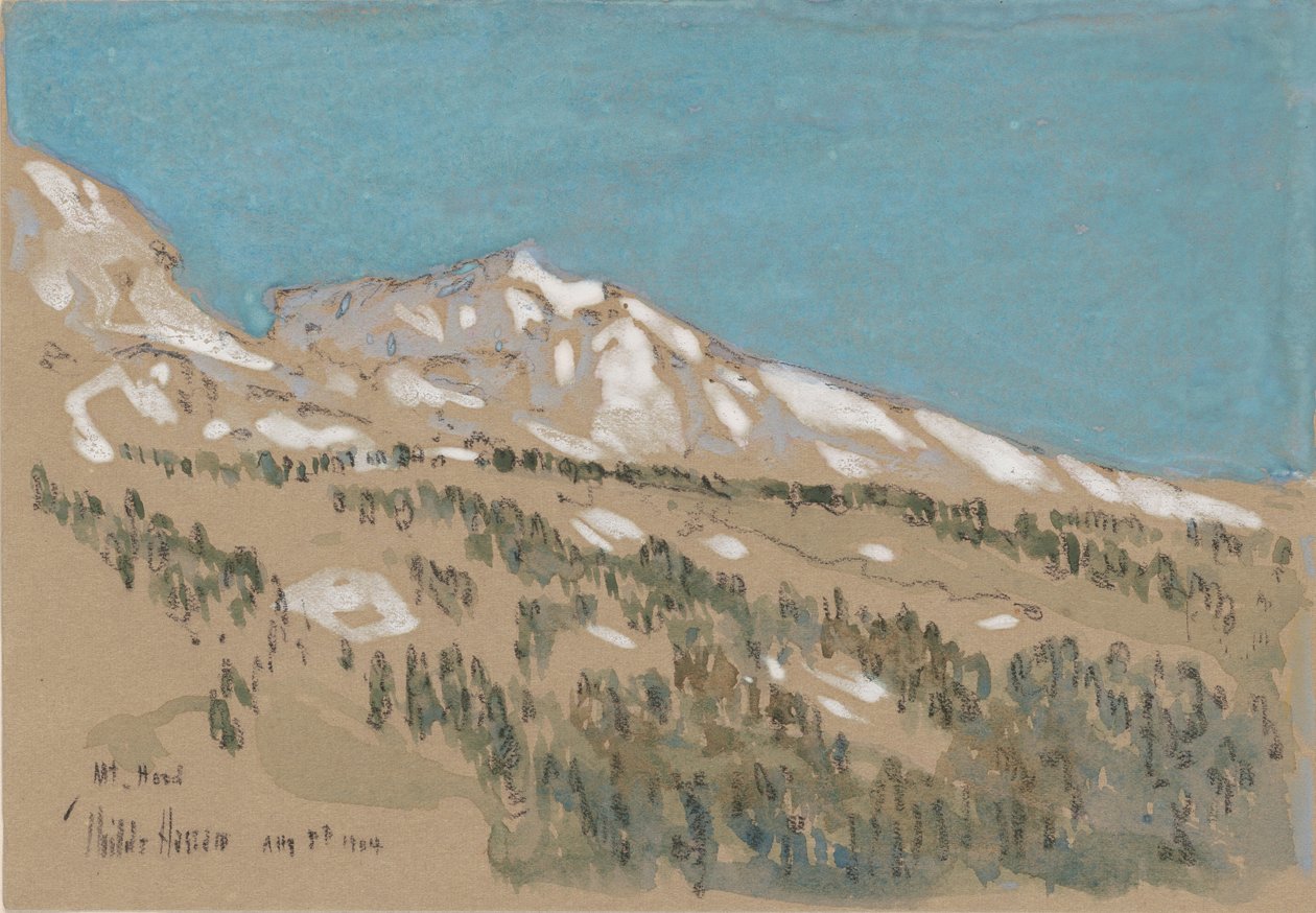 Mont Hood - Childe Frederick Hassam