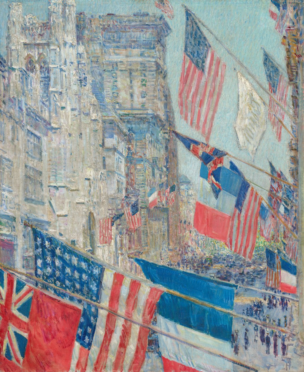 Journée des Alliés, mai 1917 - Childe Hassam
