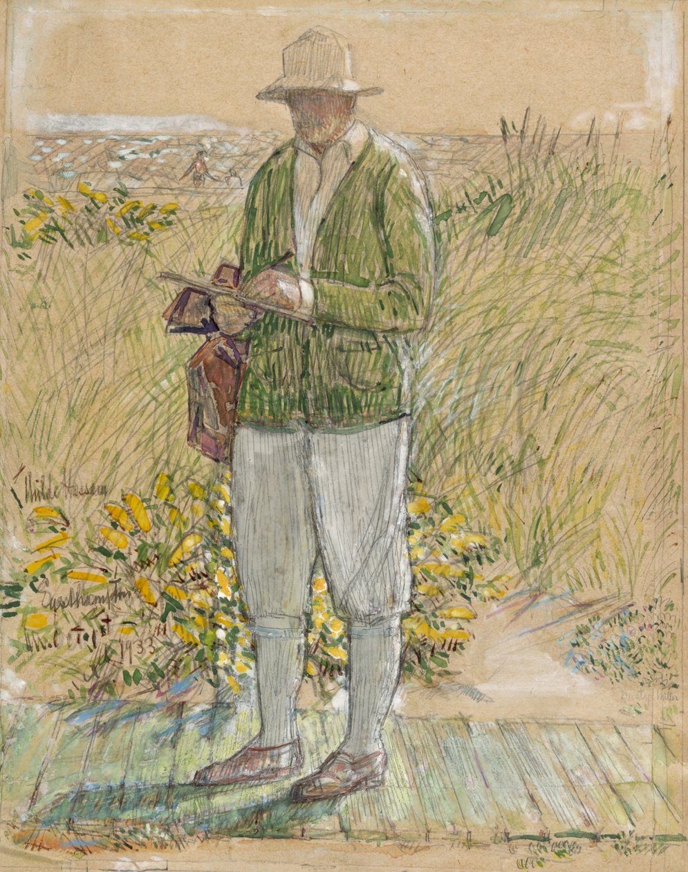 Childe Hassam, Autoportrait - Childe Hassam
