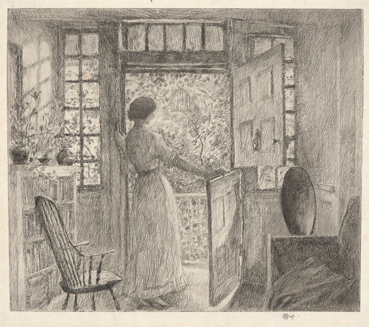 Porte hollandaise - Childe Hassam