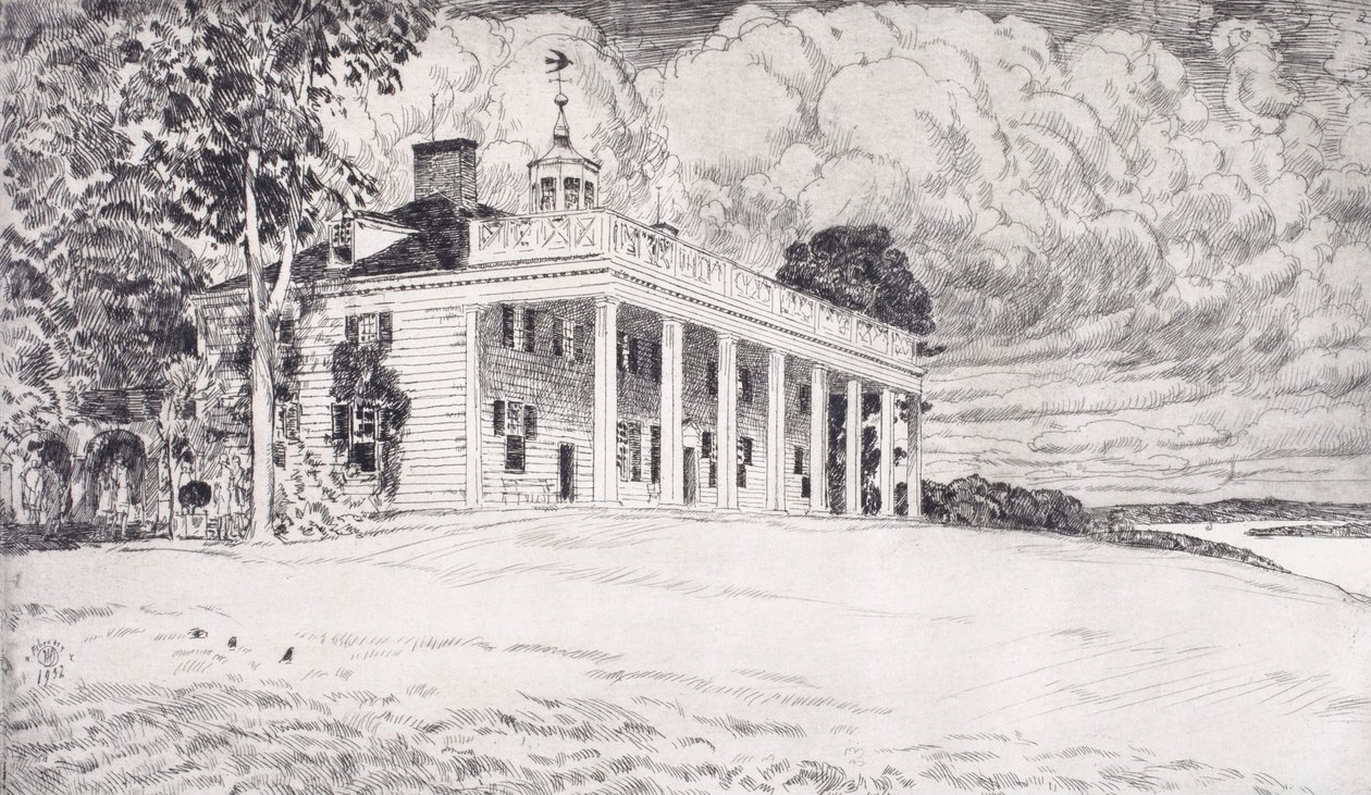 Mount Vernon - Childe Hassam