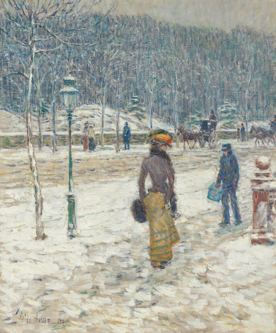 Rue de New York - Childe Hassam