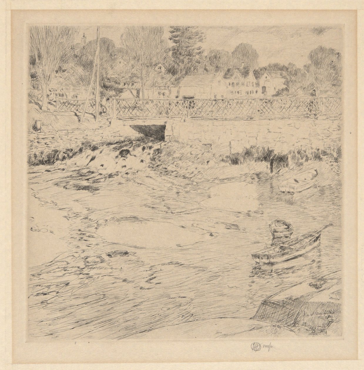 Vieille dentelle - Childe Hassam