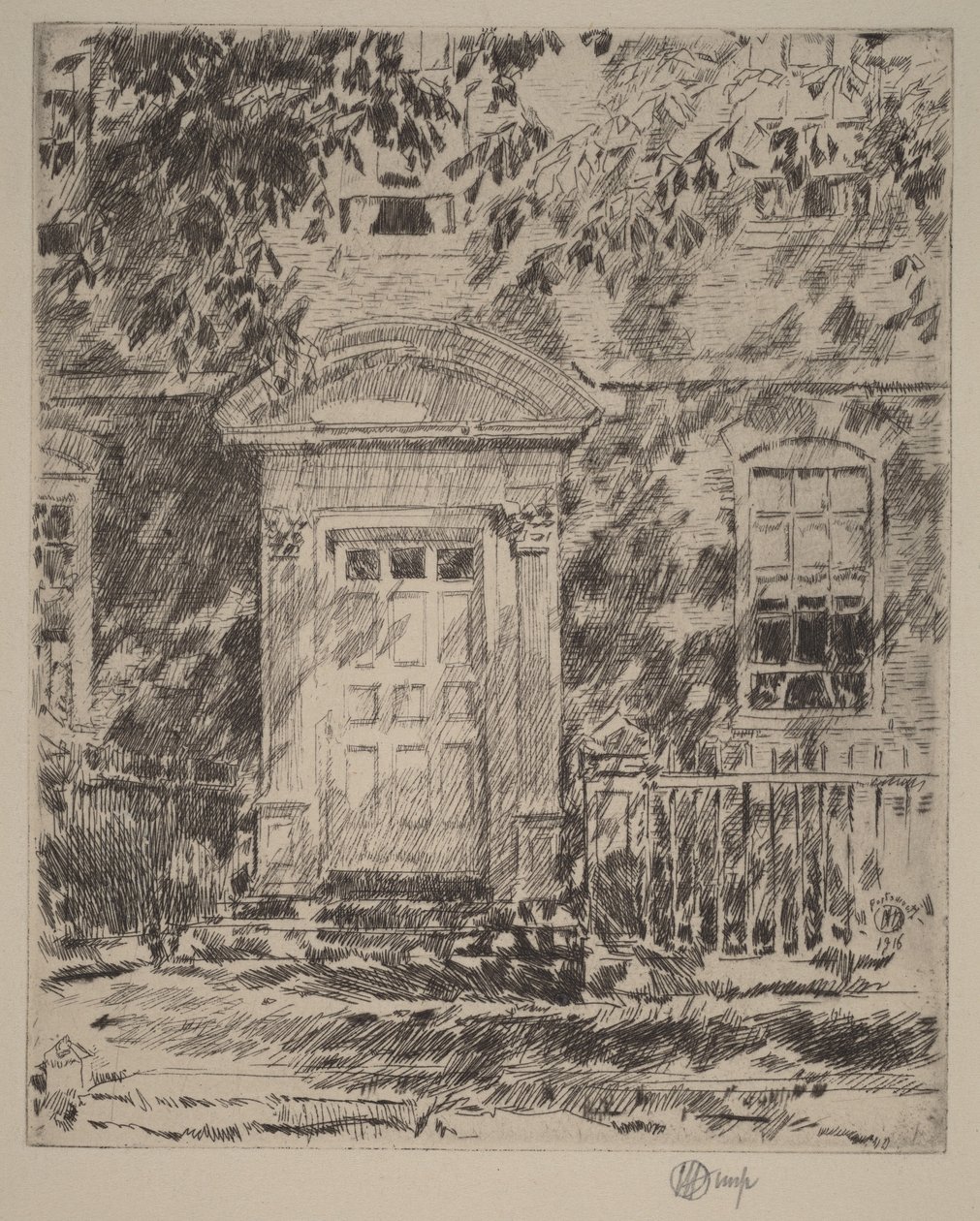 Entrée de Portsmouth - Childe Hassam