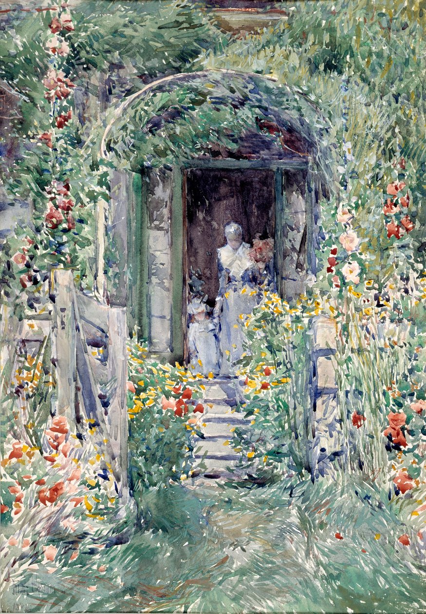 Le jardin dans sa splendeur - Childe Hassam
