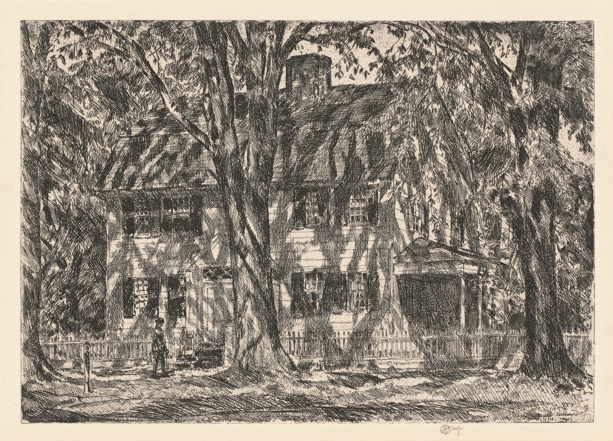 La maison Lion Gardiner, Easthampton - Childe Hassam