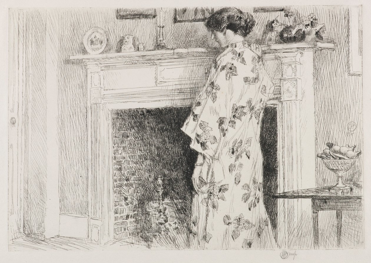 Le kimono blanc - Childe Hassam
