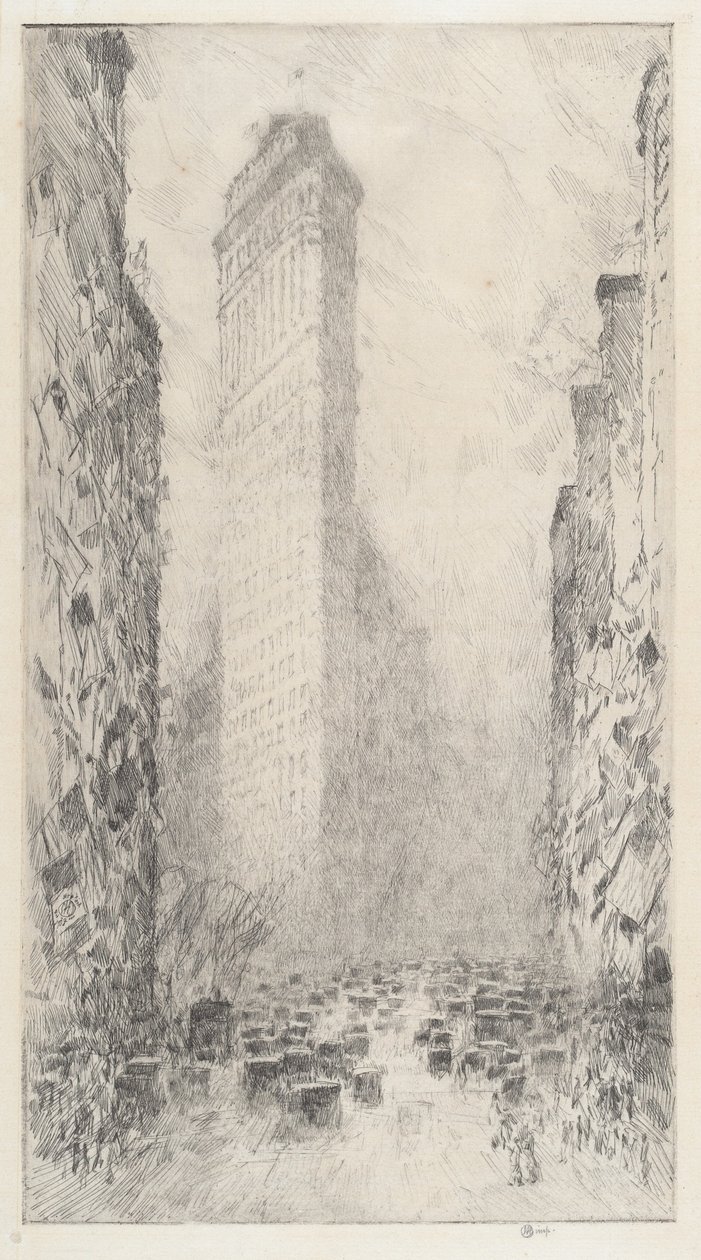 Anniversaire de Washington—Cinquième Avenue et 23e Rue - Childe Hassam