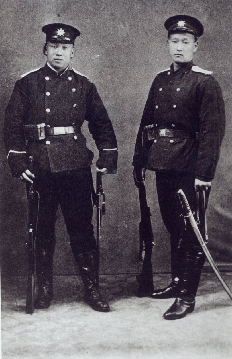 Soldats du gouvernement à Tianjin - Chinese Photographer