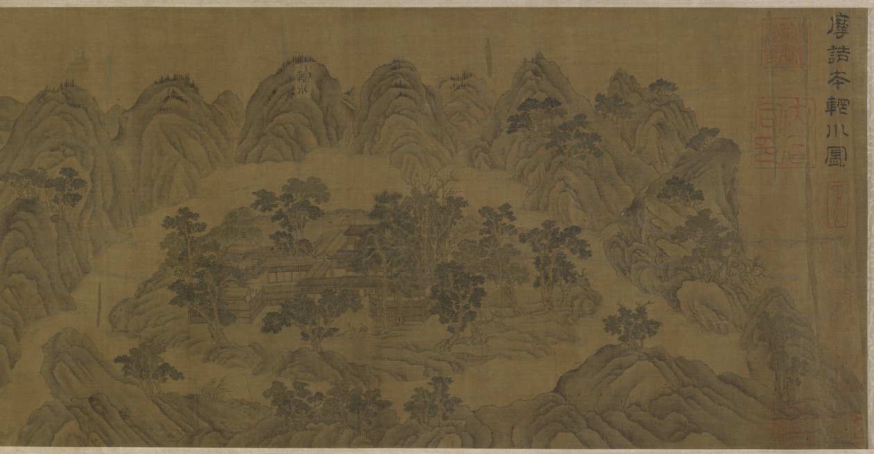 La Villa Wangchuan, dynastie Ming ou Qing - Chinese School