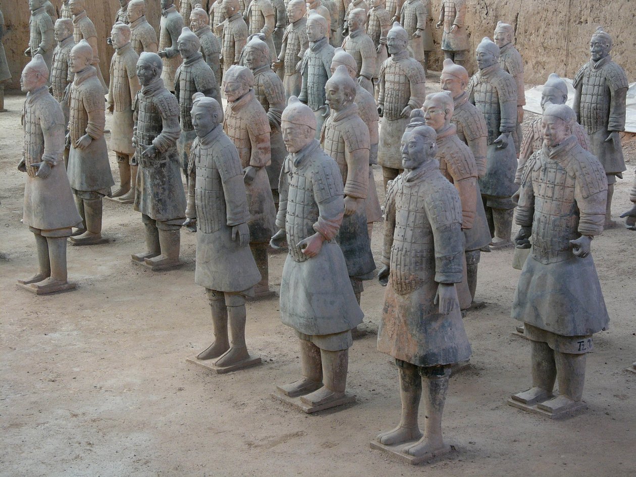 Musée de Xian, guerriers en terre cuite du tombeau de l