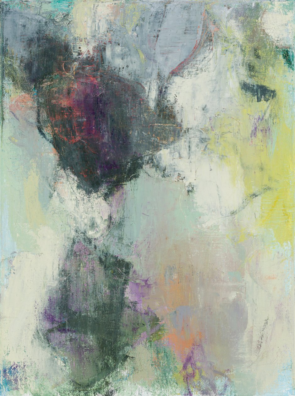Composition abstraite, 2020, série Heathland, huile sur toile - Ching Fun Tso