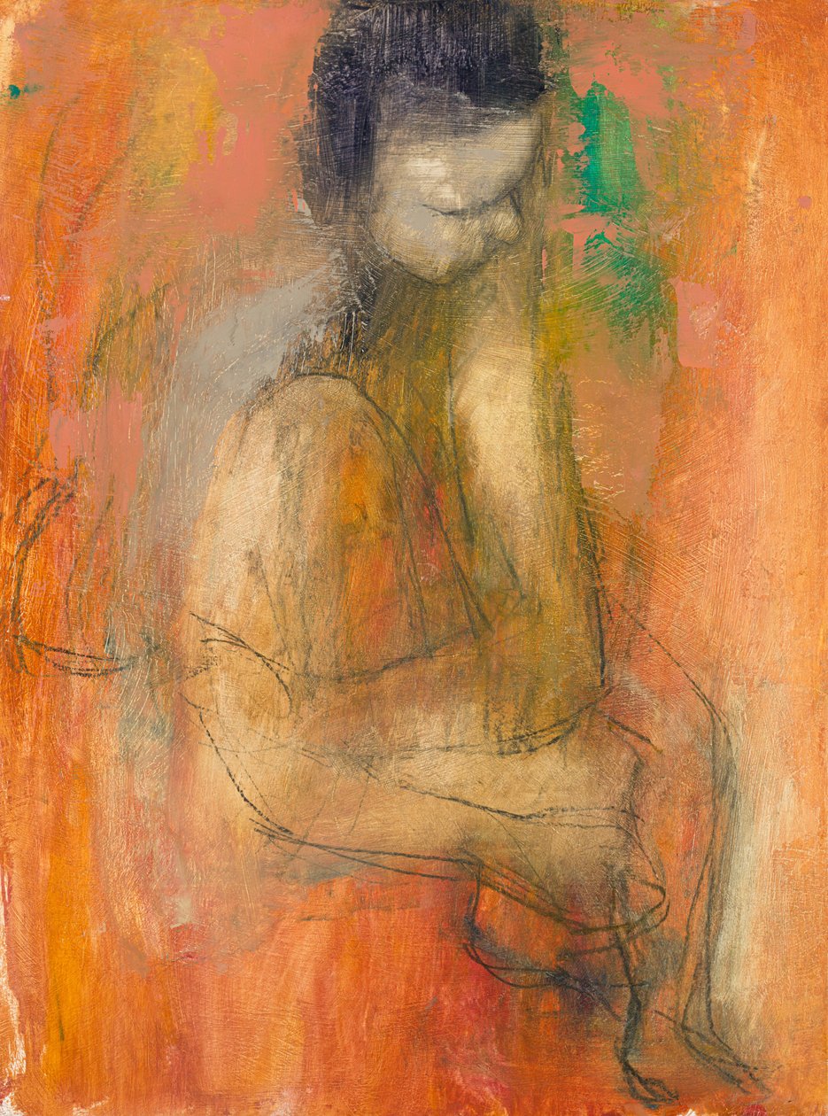 Alex, peinture abstraite, 2021 - Ching Fun Tso