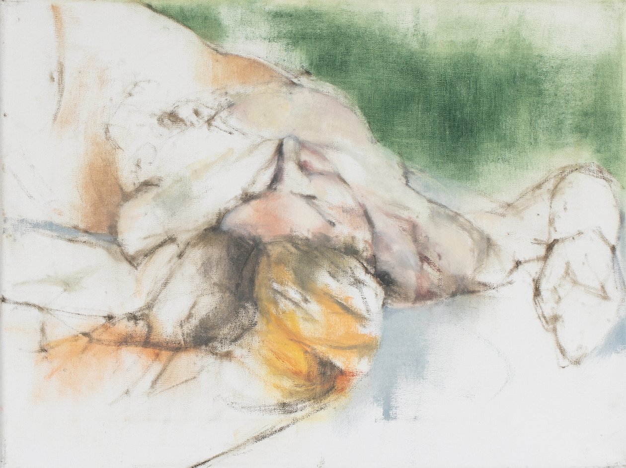 Maria, étude de peinture de vie, 2018,(huile sur toile de lin) - Ching Fun Tso