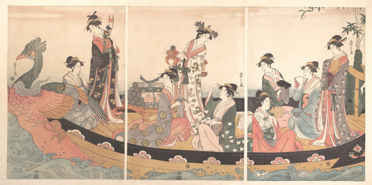 Le bateau au trésor - Chobunsai Eishi