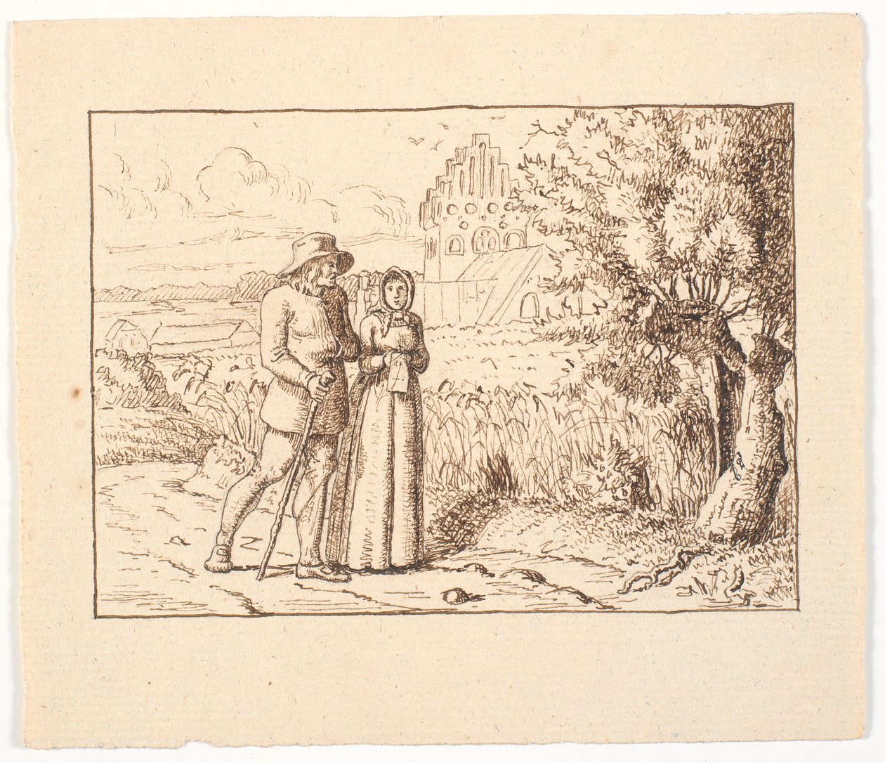 Illustration de St. St. Blicher, De tre Helligaftener - Christen Dalsgaard