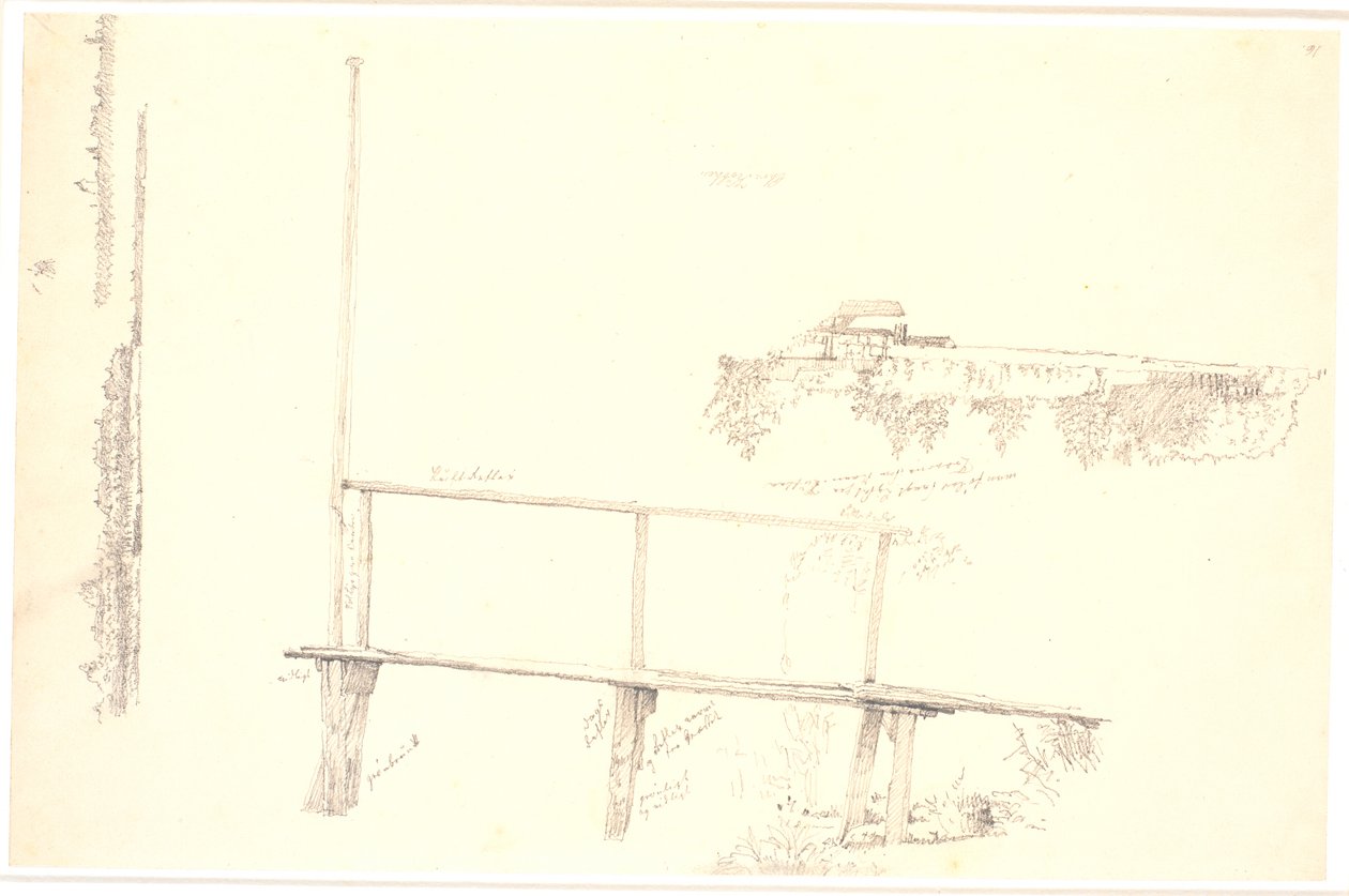 Quai et détail de Sortedamssøen - Christen Købke