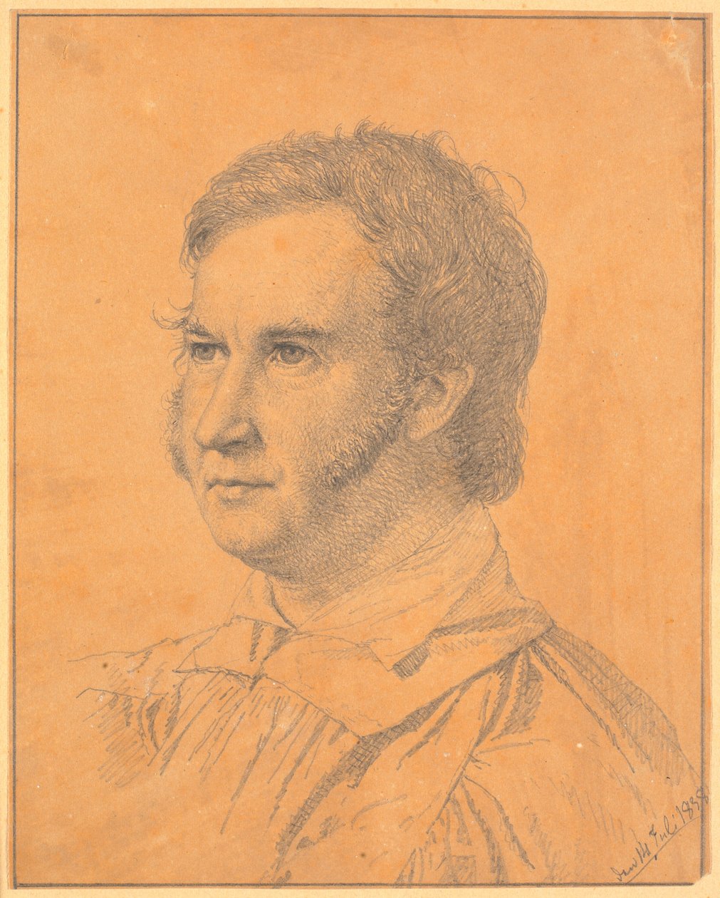 Portrait de Jacob Georg Købke (conseiller de justice, médecin de district à Nykøbing F.) - Christen Købke