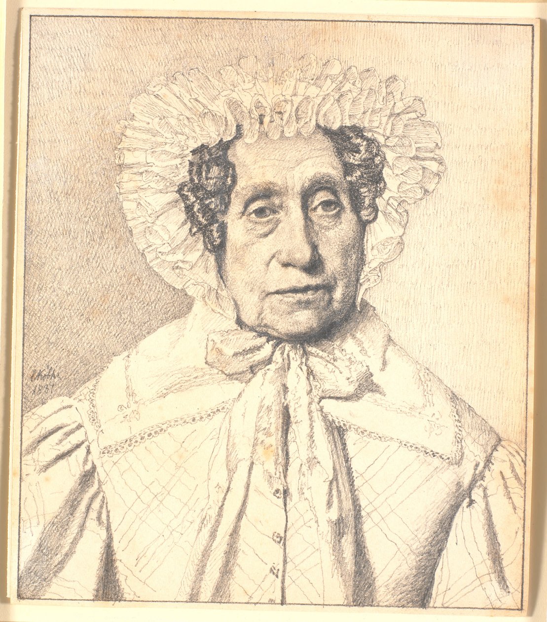Portrait de Maren Krohn, née Rasmussen - Christen Købke