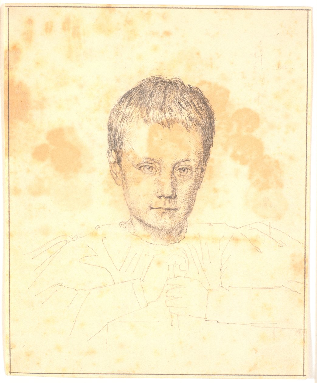 Portrait du futur évêque Joh. Clausen enfant - Christen Købke