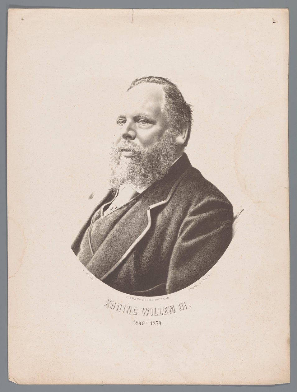 Portrait de Guillaume III des Pays-Bas - Christiaan Bos