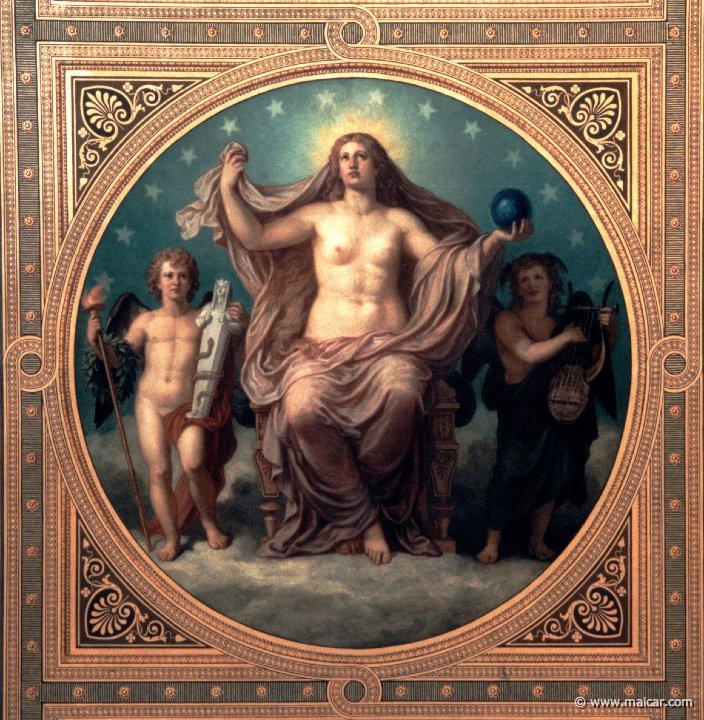 Aphrodite Urania comme patronne des arts - Christian Griepenkerl
