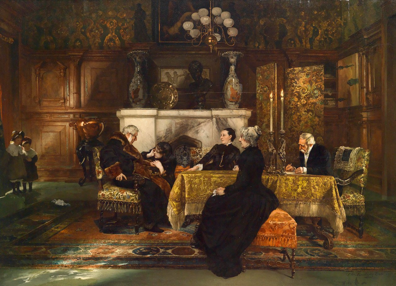 La rédaction du testament - Christian Ludwig Bokelmann