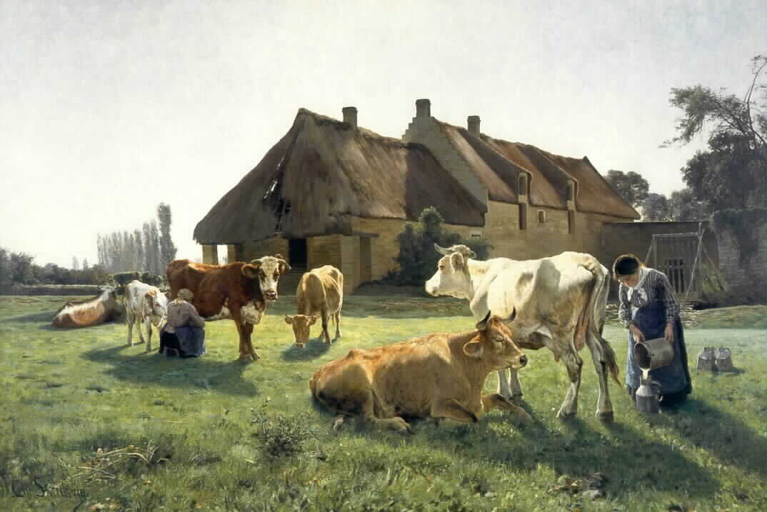 Une ferme à Venoix - Christian Eriksen Skredsvig