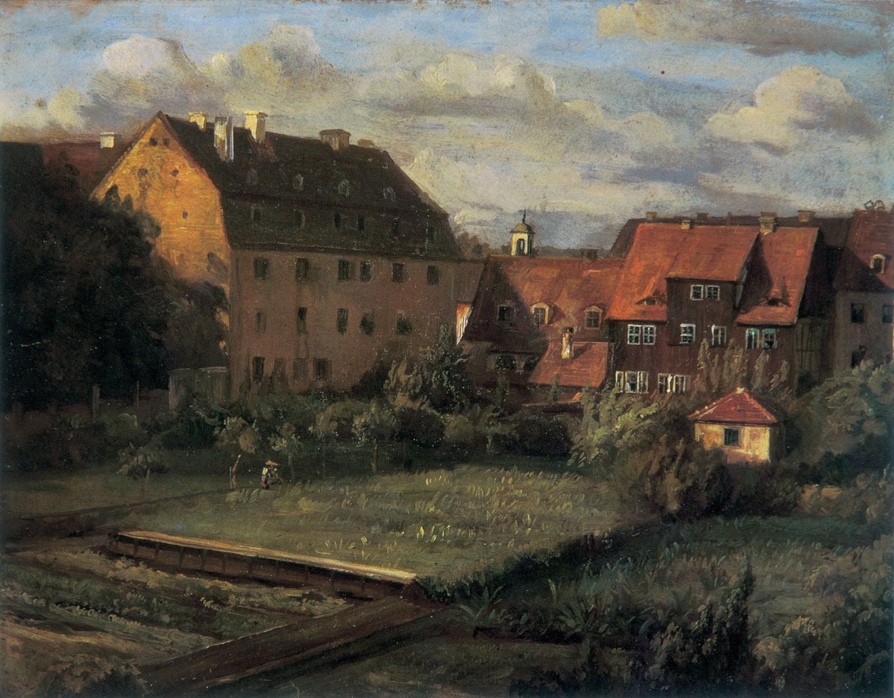 Les maisons rouges - Christian Friedrich Gille