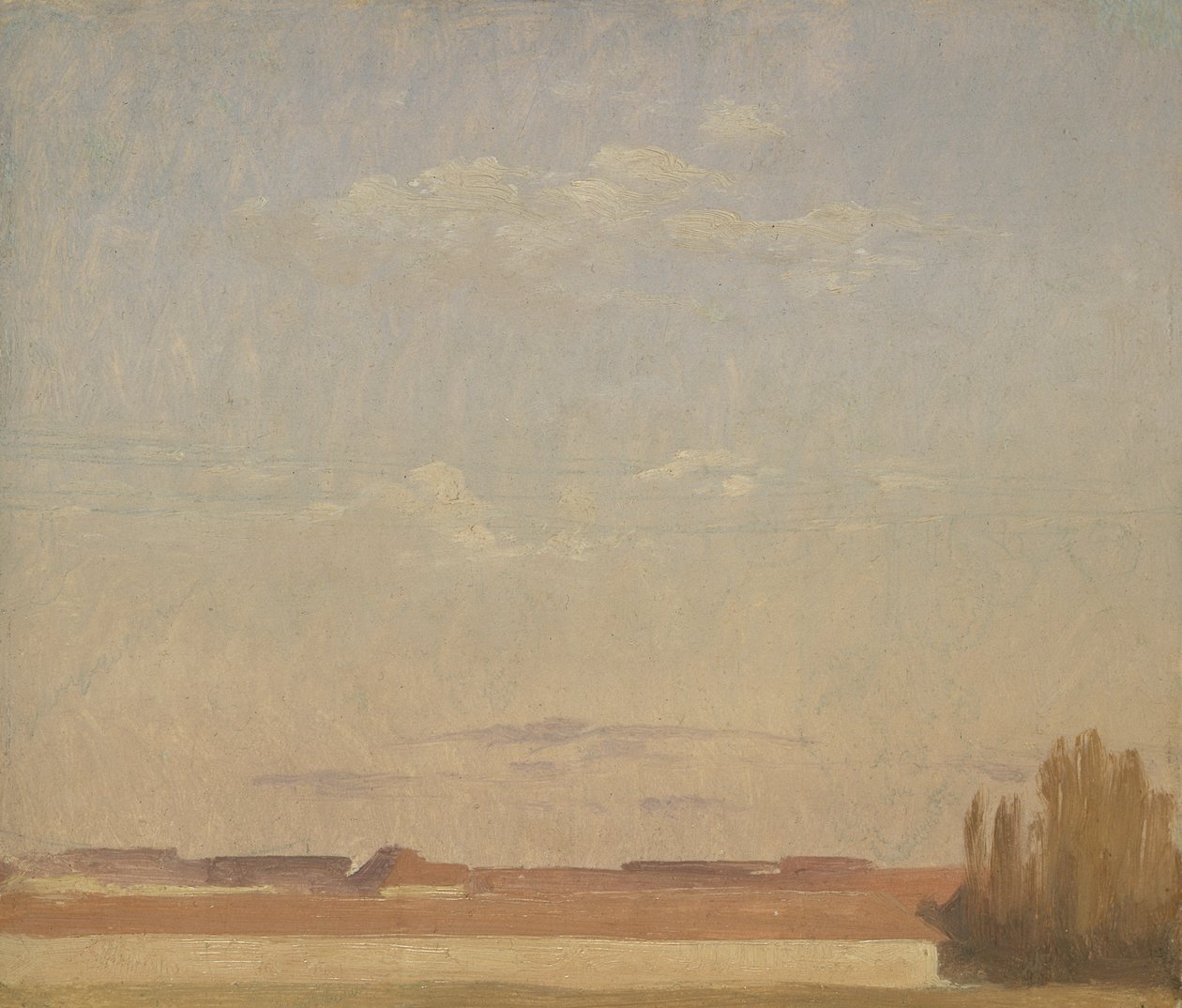Vue des toits d