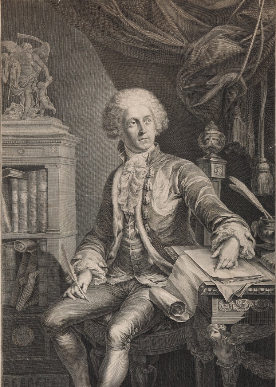 Portrait du prince Alexandre Mikhaïlovitch Belosselsky-Belozersky - Christian Gottlieb Schultze
