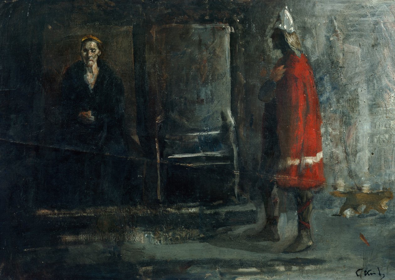 La reine Gunnhild reçoit le message de la mort d