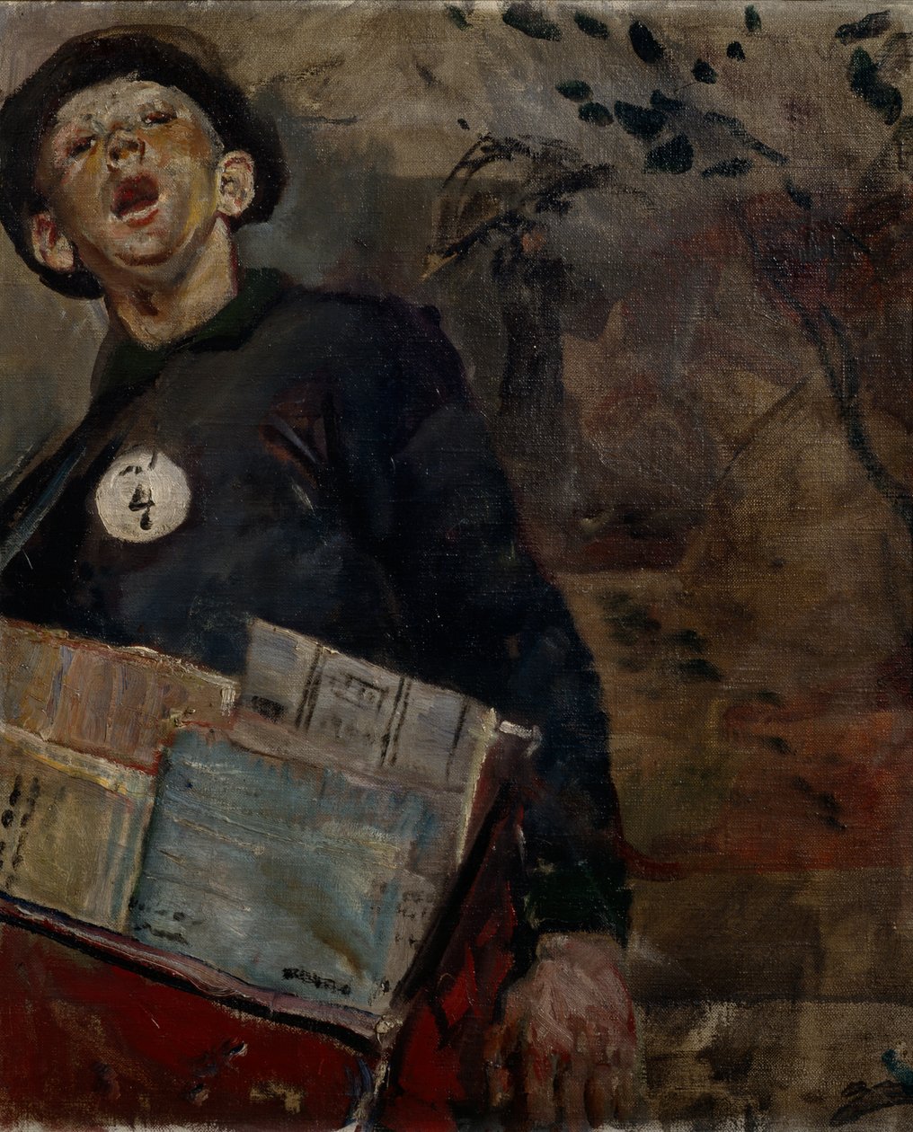 Le garçon de journaux - Christian Krohg