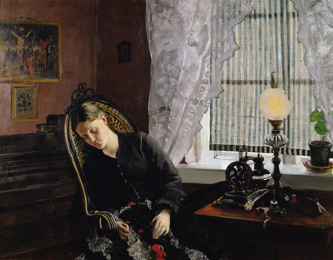 La couturière - Christian Krohg