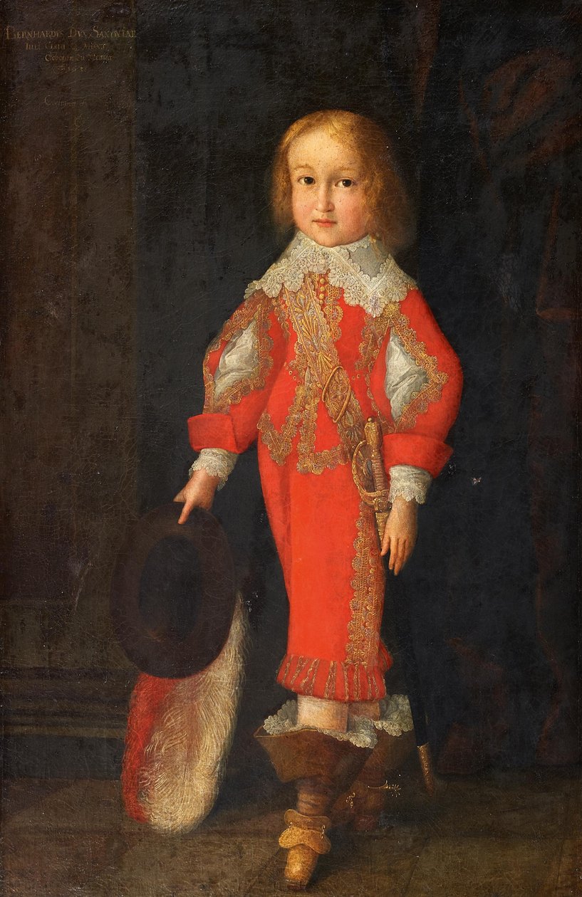 Portrait de Bernhard de Saxe-Jena (1638-1678) - Christian Richter