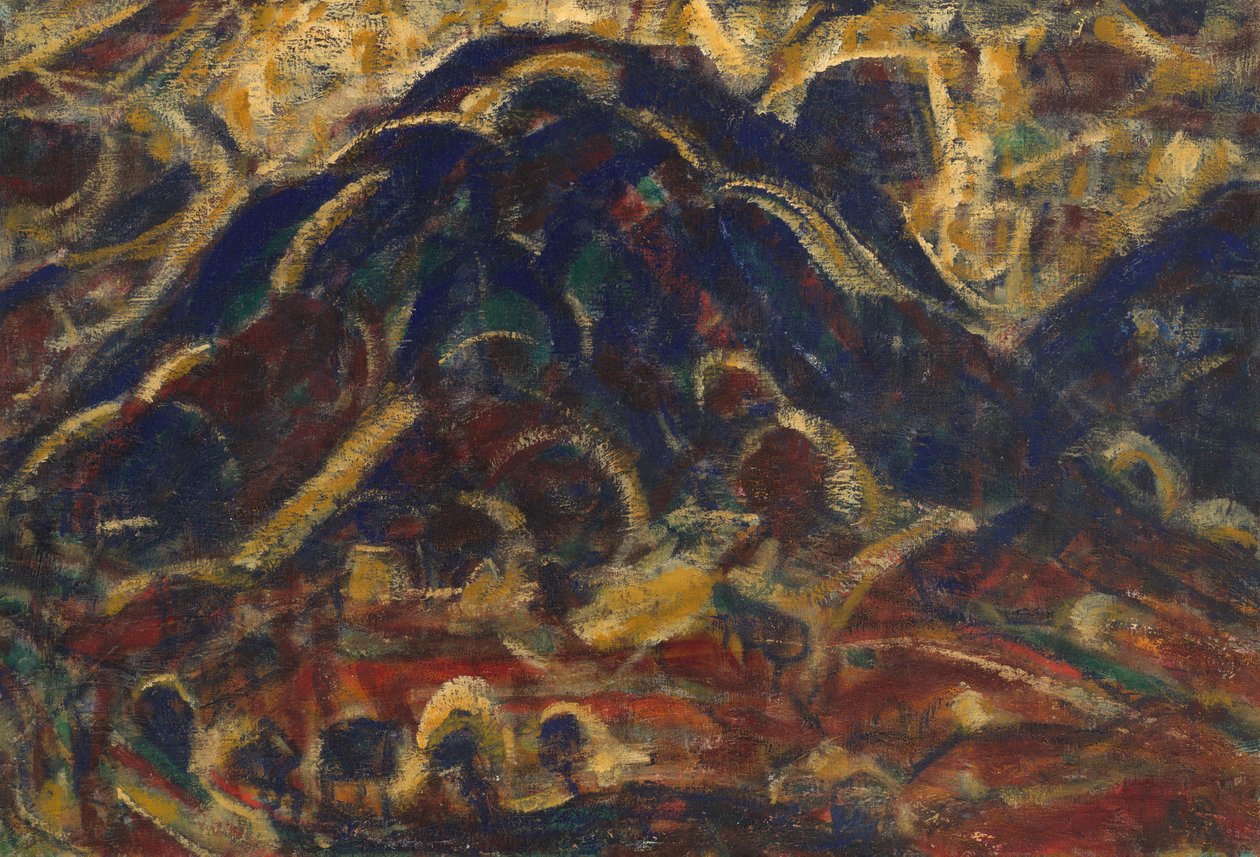 La montagne bleue ou Dans le Sauerland - Christian Rohlfs