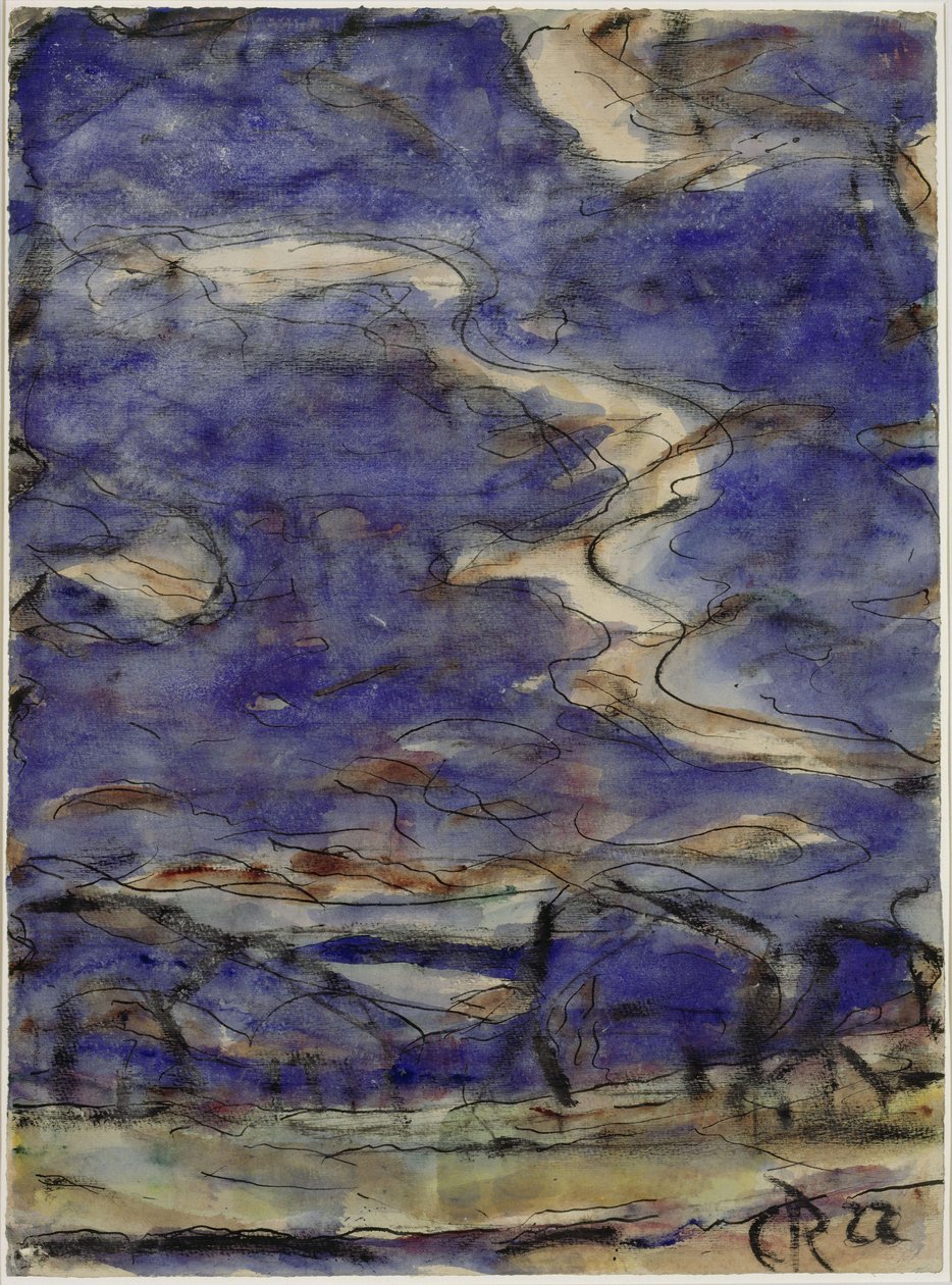 Paysage avec des nuages - Christian Rohlfs