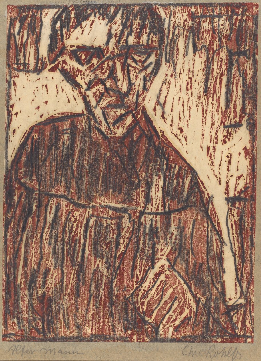 Le vieil homme - Christian Rohlfs