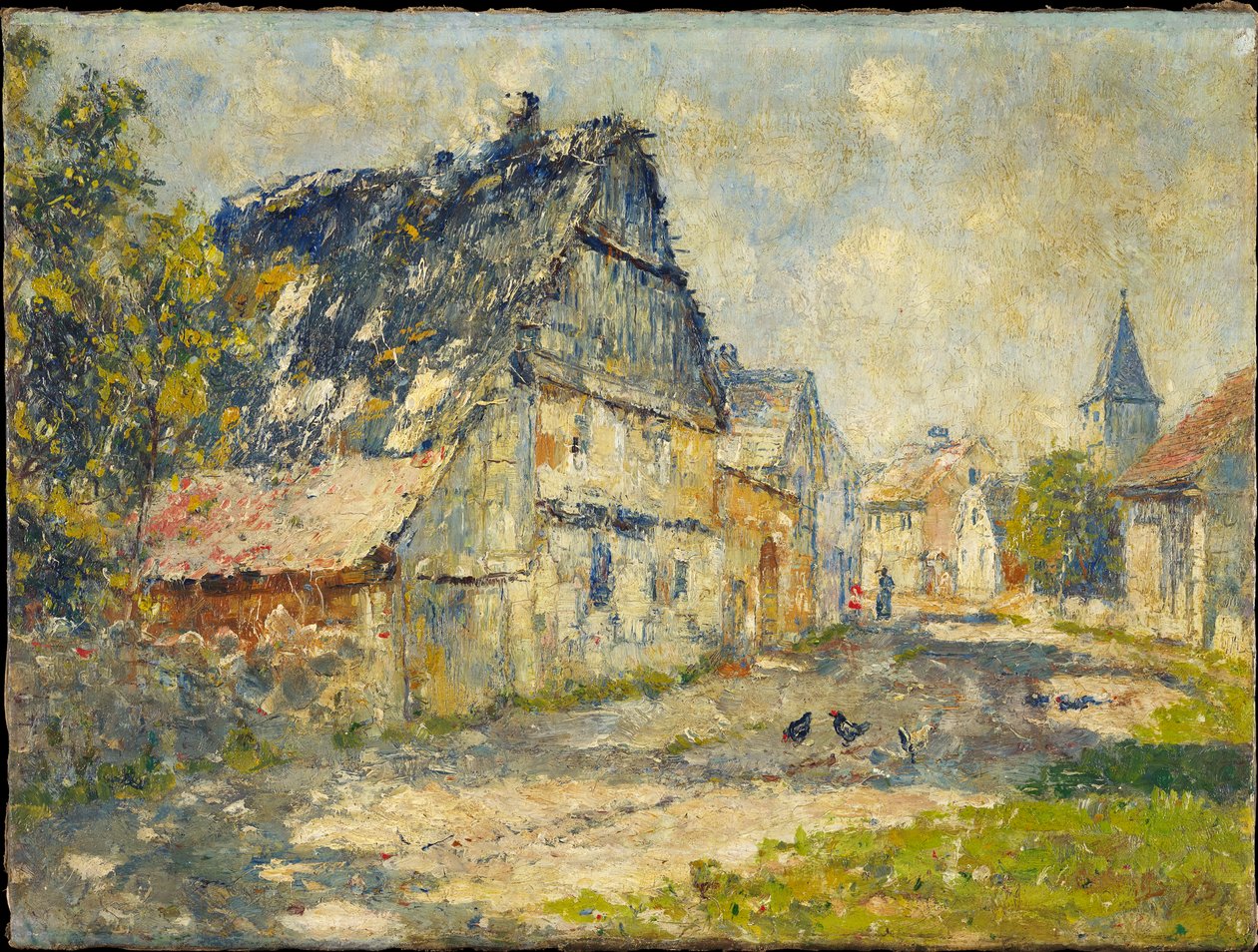 La rue du village à Ehringsdorf, près de Weimar - Christian Rohlfs