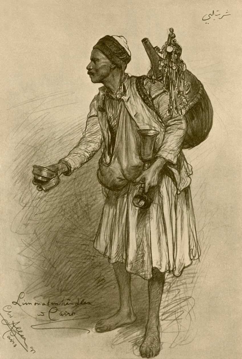 Vendeur de limonade, Le Caire, Égypte - Christian Wilhelm Allers