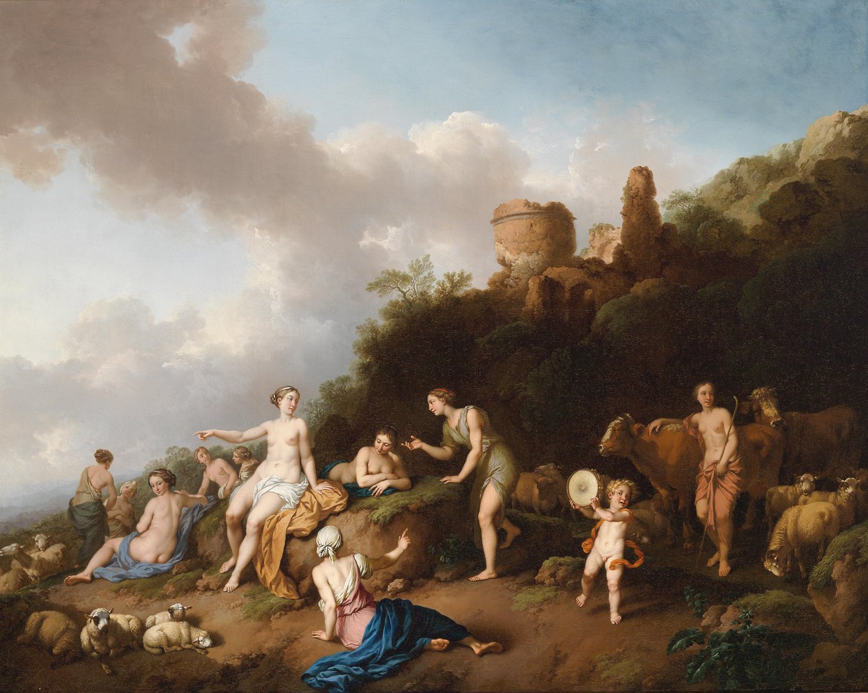 Diana et ses nimfs - Christian Wilhelm Ernst Dietrich