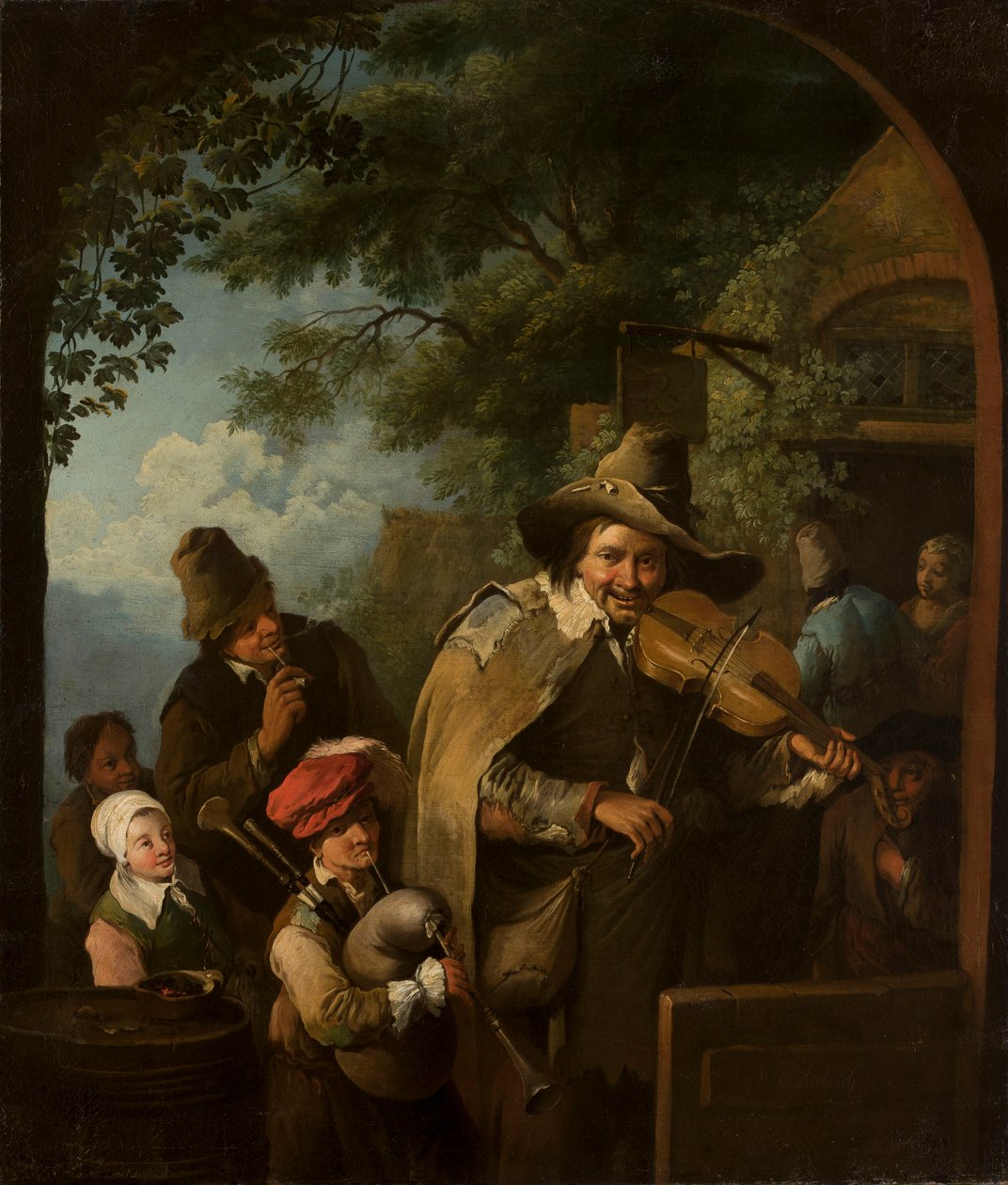 Les musiciens - Christian Wilhelm Ernst Dietrich