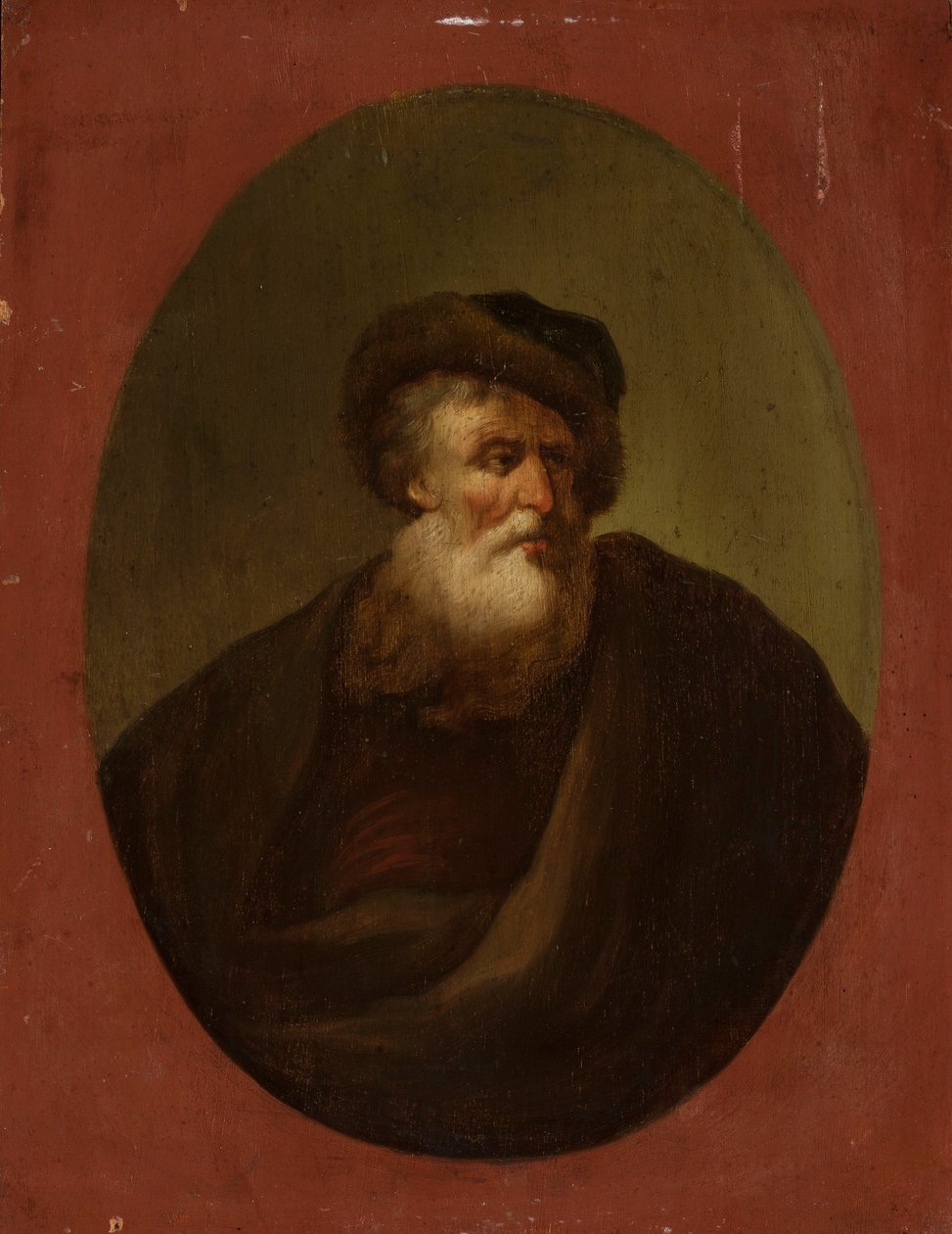 Vieil homme regardant vers la droite - Christian Wilhelm Ernst Dietrich