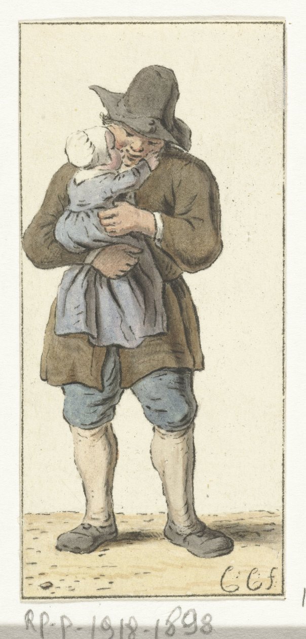 Père avec enfant - Christina Chalon